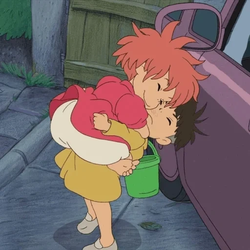 studio ghibli, ponyo cliff fish, ponyo cliff fish 2, fujimoto ponyo, ponyo cliff fish