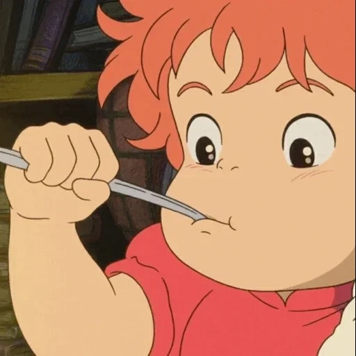 anime, ponyo, anime charaktere, ponyo cliff fish, anime hayao miyazaki ponyo