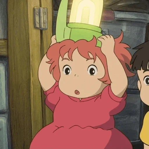 studio ghibli, der kleine fisch ponyo autor, ponyo cliff fish, hayao miyazaki ponyo klippe, kleine fische ponyo cliff cartoon 2008