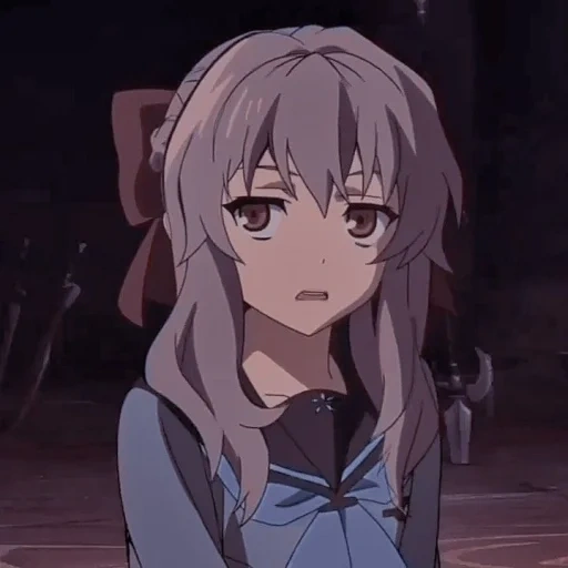 seni anime, anime kawai, anime lucu, hiiragy shinoa, karakter anime