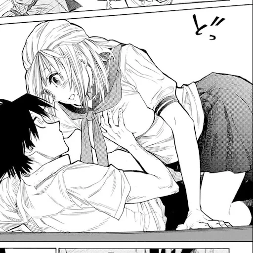 manga, manga of a couple, a pair of manga