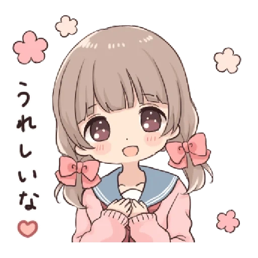 kanojo, chibi cute, kanojo stickers, cute drawings of chibi, anime cute drawings