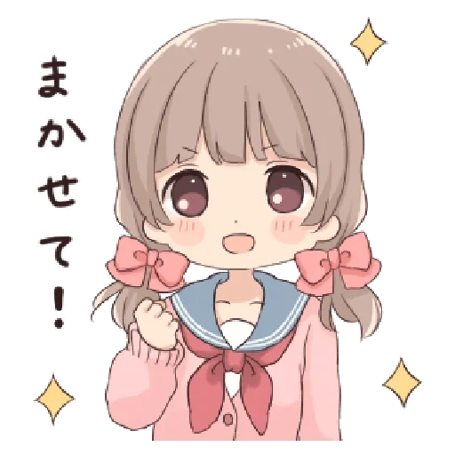 chibi, kanojo, picture, kanojo stickers, cute drawings of chibi