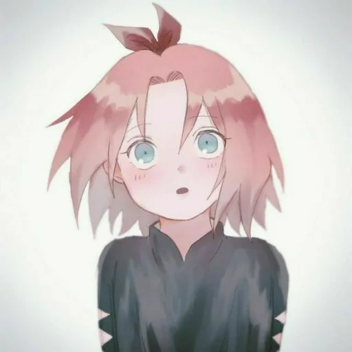 naruto, uchizhi bo sakura, sakura harunno, infanzia di haruno sakura, carino anime tianqi naruto