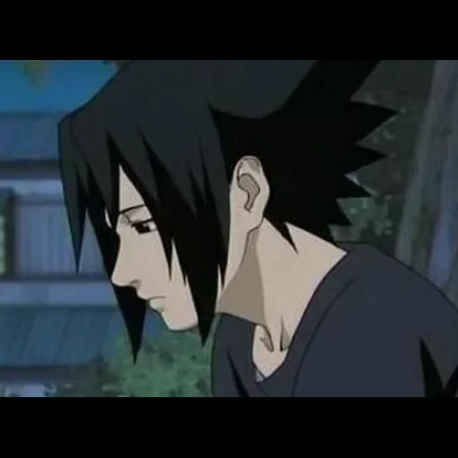 sasuke, naruto, sasuke, sasuke uchiha está triste, sasuke uchiha temporada 1 1