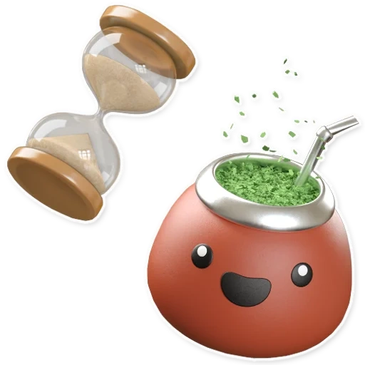 mate, emoji, thermos cup, matt tea, expression matt