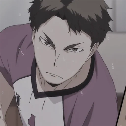 haïkyuu, ushijima, ushijima nishini, volleyball haikyuu, anime volleyball vakatoshi