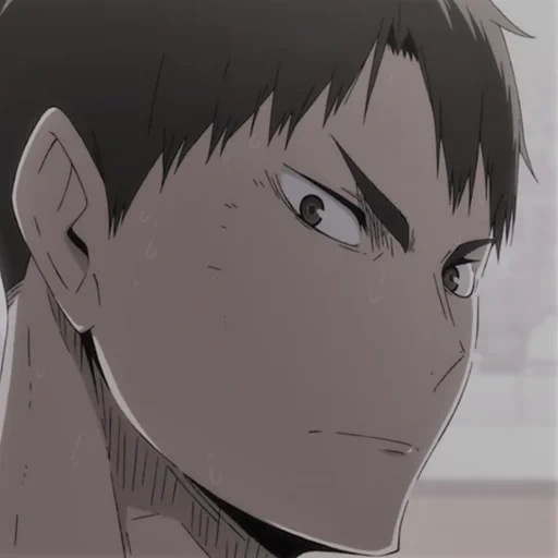 haikyuu, daiki aomine, anime characters, vakatoshi ushijima, evidzima vakatoshi