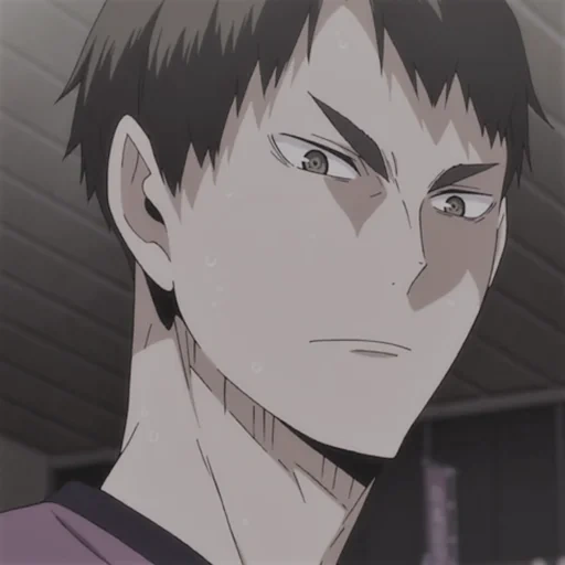 haikyuu, anime haikyu, markha volleyball, ushijima vakatoshi, evidzima vakatoshi