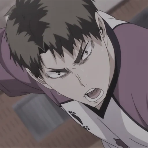 ushijima, vakatoshi, anime haïkyu, attaque d'ushijima vakatoshi, vakatoshi ushijima 3 saison