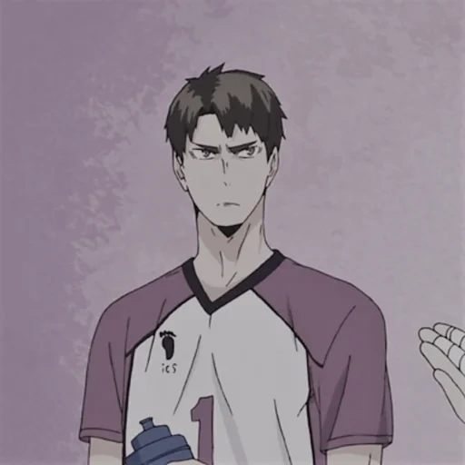 haikyuu, personaggi anime, pallavolo haikyuu, ushijima vakatoshi, oikawa shirarizava