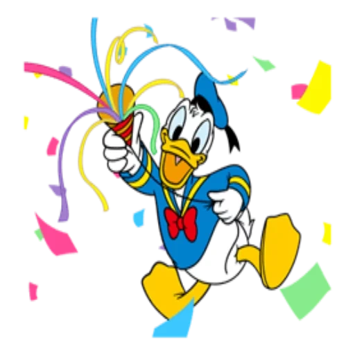 donald duck, donald duck king, stickers donald duck, fictional character, donald duck characters