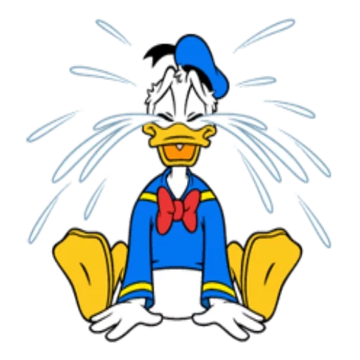 donald duck, donald is crying, donald duck rage, donald duck is grunting
