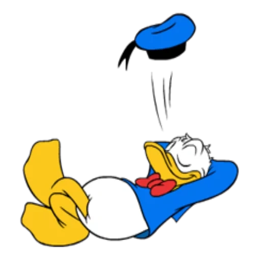 donald, donald duck, donald duck animation, ein schläfriger cartoon charakter