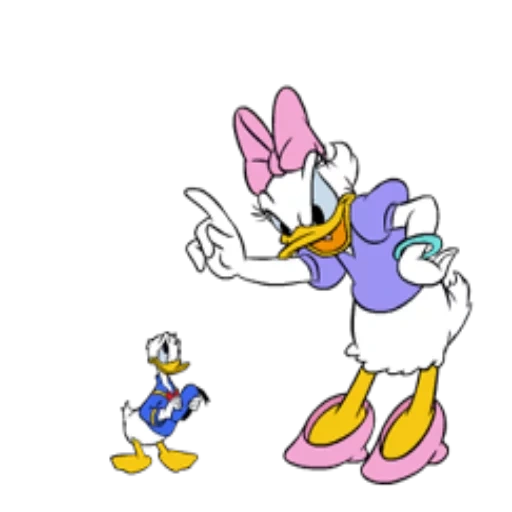 daisy duck, donald duck, looney tunes, daisy duck 1950, daisy duck donald daka