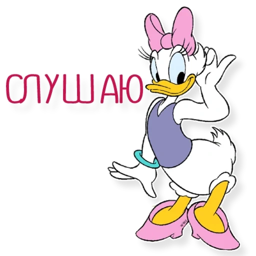 immagine dello schermo, daisy duck, l'amica di donald daka daisi