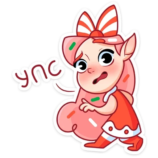 ivelyn, the piglet is cute