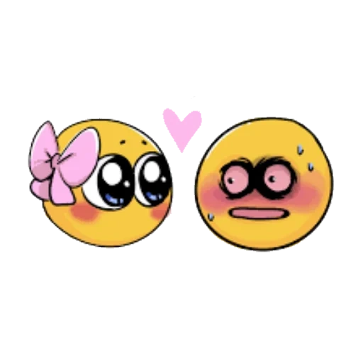emoji est mignon, belle sourires, emoji est doux, belles émoticônes, coeurs d'emoji actuels