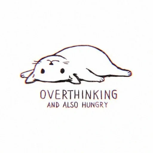 животные, животные милые, животные рисунки, животные милые рисунки, overthinking and also hungry