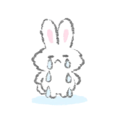 зайка, зайчик, white bunny, зайчонок рисунок
