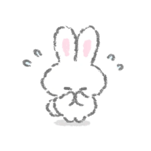 petit lapin, petit lapin, motif de lapin, stickers petit lapin