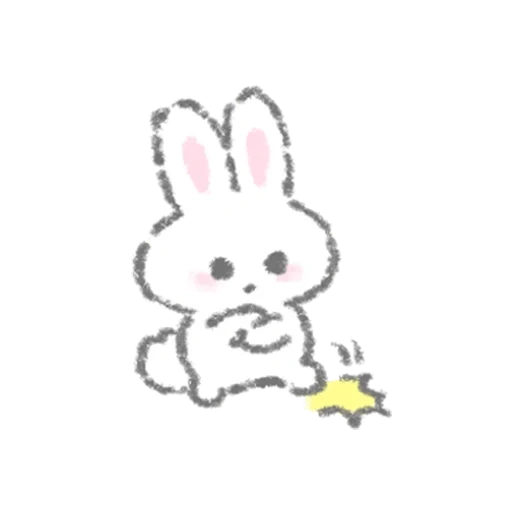 bunny, bunnies, rabbit drawing, bunny drawing, rabbit is a cute drawing