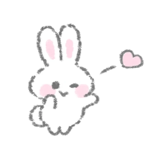 bunny, bunny, bunny drawing, bunnies adesivi