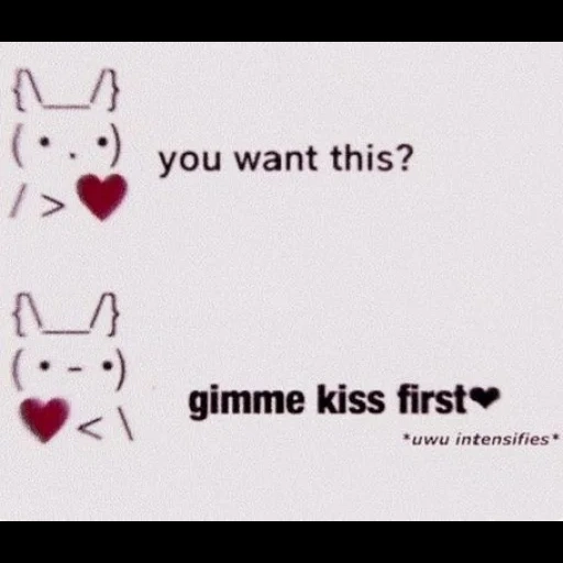 captura de pantalla, cute meme, i love you, dulce relación, giv mikiss kiss