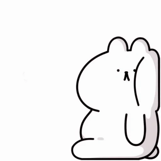 lapin, snoopy rabbit, un joli motif, dessin de snoopy, pochoir de lapin
