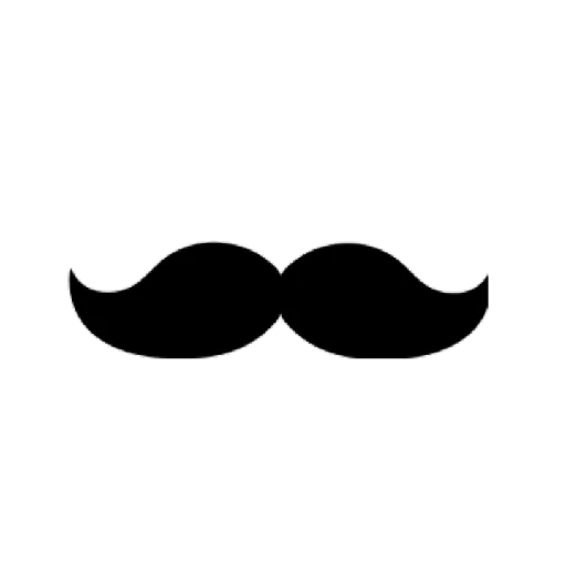 mustache, mustache, moustache, the mustache is a template, thick mustache drawing