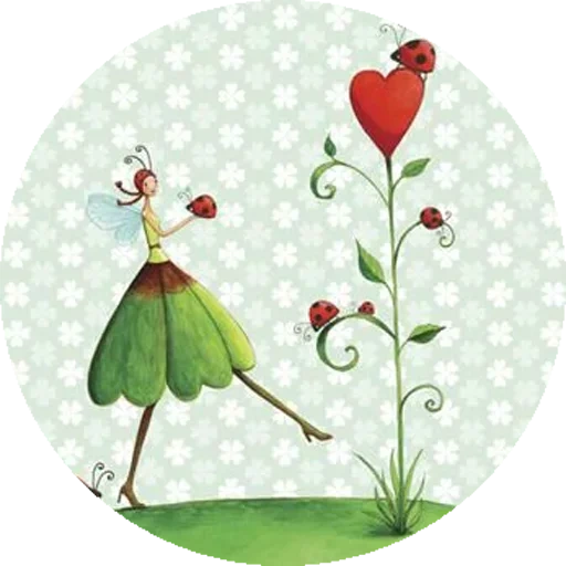 fairy illustration, milla marquis flower, illustrations by milla marquis, illustrator mila marquis, mila marquis magic illustration