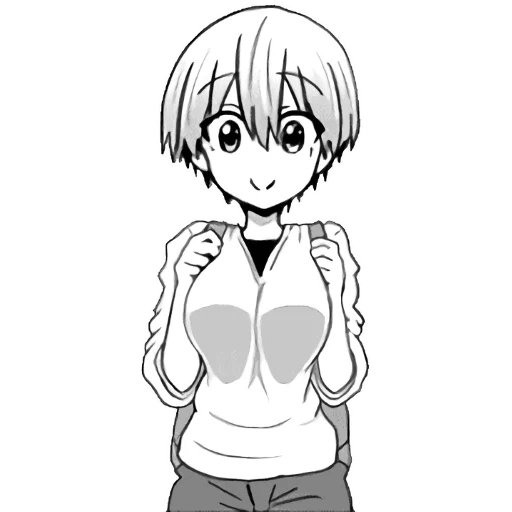 uzaki chan, disegni anime, personaggi anime, uzaki chan bunny, disegni di ragazze anime