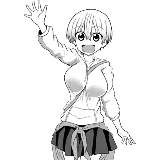 anime, uzaki chan, disegni anime, personaggi anime, disegni di ragazze anime