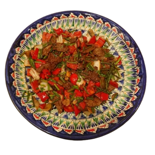 блюдо лагман, каурма лагман, салат восточный, лагман по уйгурски, блюда кавказской кухни