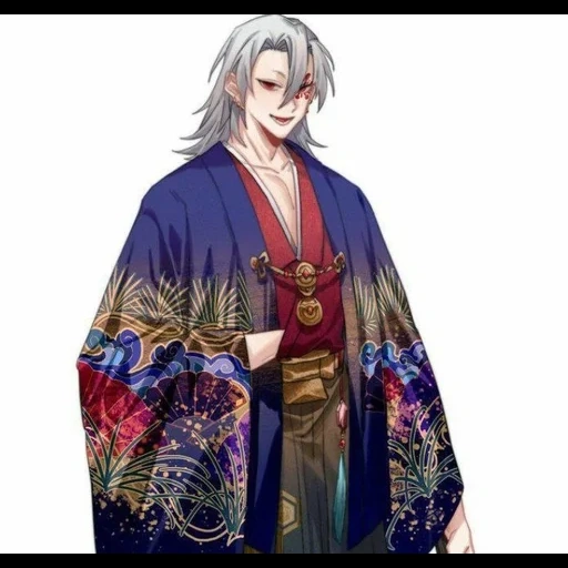 seni anime, anime guys, karakter anime, dairoku ayakashimori, sengoku basar kimono