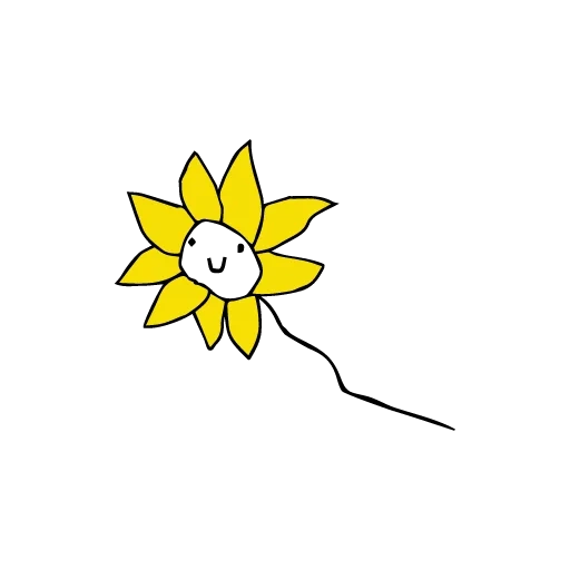 gambar, bunga matahari putih, bunga bunga matahari, menggambar bunga matahari, sketsa gambar bunga matahari