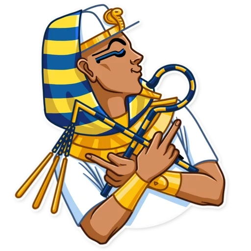 faraone, installazione, faraone egiziano, cartoon del faraone