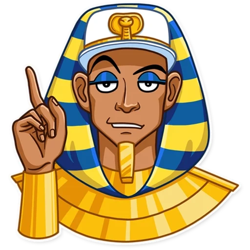 faraó, instalação, egito faraó, cartoon do faraó