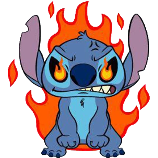 stych, stych is angry, lilo stich, stech style