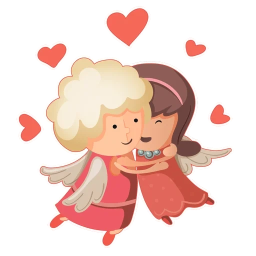 amour, saint valentin, saint valentin, angel valentine, chérubin mignon 14 février fond transparent vectoriel