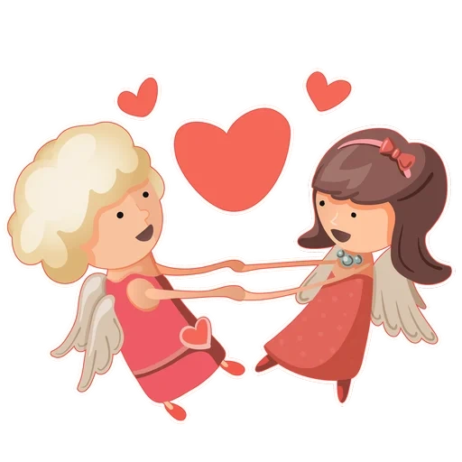 gadis itu adalah hati, hari valentine, cinta untuk clipart anak, pasangan hari valentine, gadis anak laki laki hari valentine