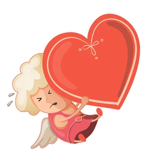 saint valentin, angel valentine, coeur valentine, cupidon pour la saint-valentin, chérubin mignon 14 février fond transparent vectoriel