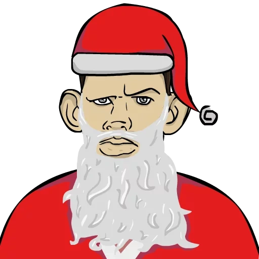 weihnachtsmann, junge, weihnachtsmann, santa klaus vector, santa klaus illustration