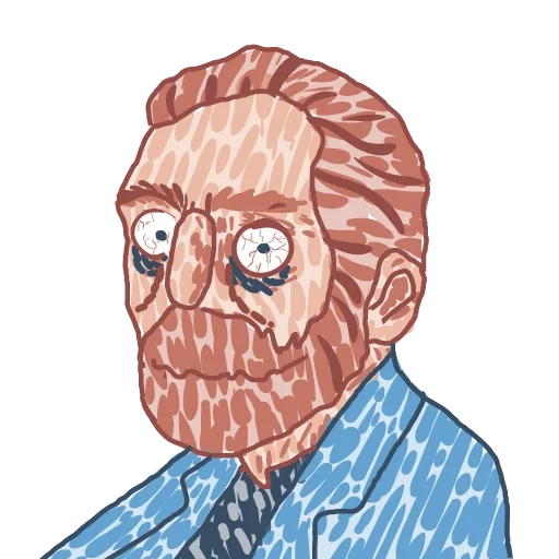 стикеры ван гог телеграм, стикер ван гог, стикеры телеграм, van gogh stickers, винсент ван гог