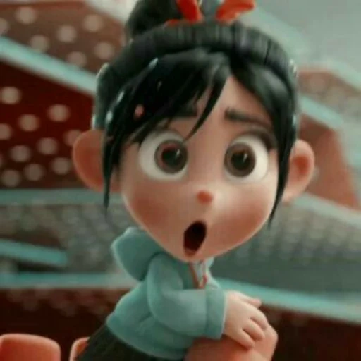 ralph, cartoon, agnes ralph, personagem da disney, garota ralph vs internet