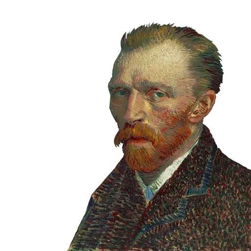 vincent van gogh, van gogh self cordrait, auto contratrait van goga 1887, vincent van gog un autorretrato, vincent van gogh auto-transforto