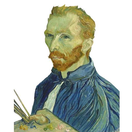 vincent van gogh, van gogh's self-portrait, van gogh's self-portrait, self-portrait of vincent van gogh, portrait of john russell van gogh