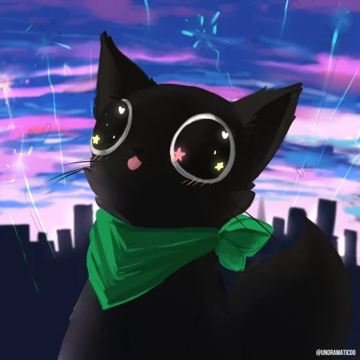 gato, gato, gato preto, black cat youtubert, art cat green koty