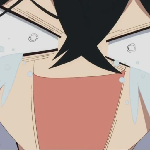 animation, animation curiosity, animation funny, cartoon character, anime tomoko kuroki crying