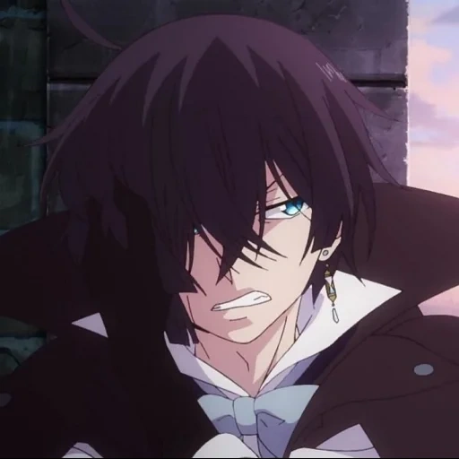 vanitas, anime boy, pacar anime, karakter anime, vanitas anime smile